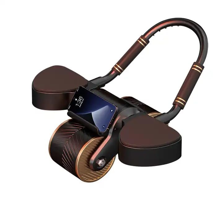 Elbow Support Automatic Rebound Abdominal Wheel,Ab Roller for Abdominal Exercise Machine,Abs Workout Equipment,Dolly Core Strengthening Trainer Fitness Belly Training Ab Roller (gold,black) (B0CJYHCBR4) Amazon Price History, Amazon Price Tracker