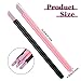 10Pcs Pumice Stone Nail Cuticle Pushers, Black Pink Plastic Handle Nail Art Pen Cuticle Remover Trimmer for Household Beauty Salon Peeling Dead Skin Repairing