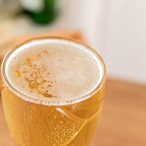Beer Mugs Set,Glass Mugs With Handle 10Oz,Classic Beer Glasses For Freezer,Beer Cups Beer Glass Drinking Glasses 427Ml,Pub Drinking Mugs Beer Stein Water Cups Juice Cup For Bar,Alcohol,Beverages 8Pack #TOP3