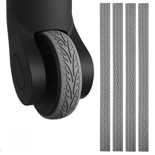 DMNQ 4 Pièces Enjoliveurs De Roue pour Bagages Housse De Roue De Bagage en Silicone Couverture De Roues De Valise à Bagages Housse De Roues De Valise à...