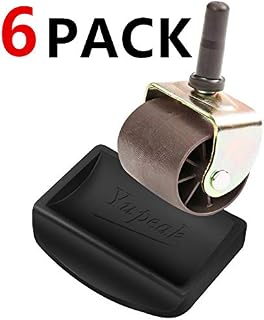 Yupeak Bed Stopper & Furniture Stopper – Caster Cups fits to All Wheels