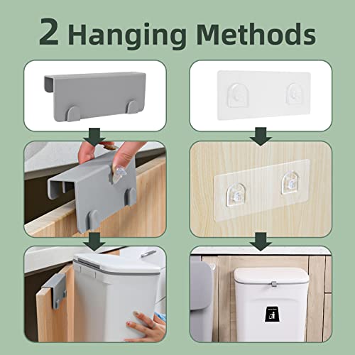 Pliable Poubelle Cuisine Pendaison Bacs à Ordures Plié Poubelles