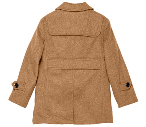 Image of Isaac Mizrahi Boy's 2-20 Solid Wool Toggle Coat with Removable Hood - Colors