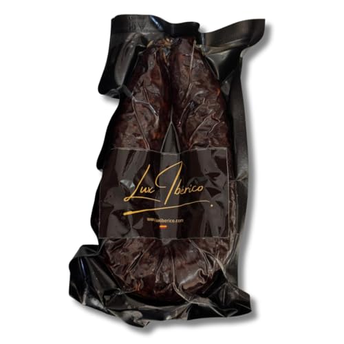 LUX IBÉRICO - Morcilla Achorizada Ibérica DULCE (250g) – Embutido Tradicional, Origen Extremadura, Envasado al Vacío