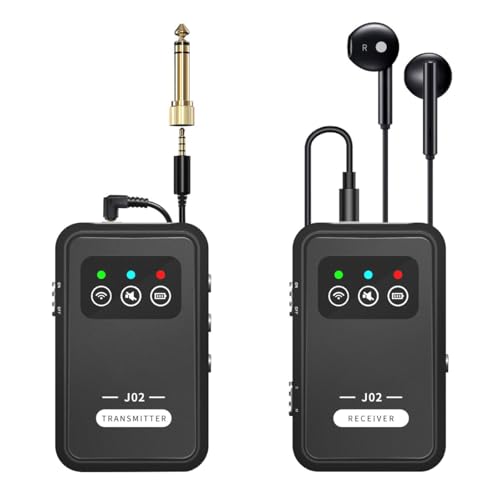 Sarini 2.4G Stereo/Mono Wireless In-Ear Monitor System with Earphone Automatic Pairing Professional IEM Stereo System for Studio, Band Rehearsals Live Performances Sarini 2.4G Stereo/Mono Wireless In-Ear Monitor System with Earphone Automatic Pairing Professional IEM Stereo System for Studio, Band Rehearsals Live Performances