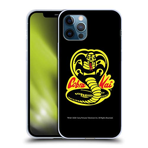 Head Case Designs Officially Licensed Cobra Kai Logo Graphics Soft Gel Case Compatible With Apple Iphone 12 / Iphone 12 Pro #TOP16