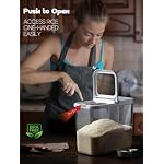 LivLab Mker 20-25 lbs Rice Dispenser with measuring spoon - Rice Container - Image 3