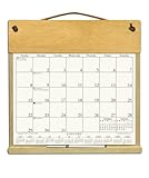 Wooden Refillable Calendar Holder filled with the rest of 2025 and 2026 calendars and includes an order form page for 2027-STRAIGHT TOP