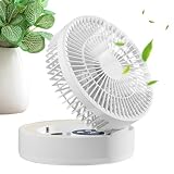 Ventilatore per Scrivania Ventilatore Pieghevole Ricaricabile USB a 5
