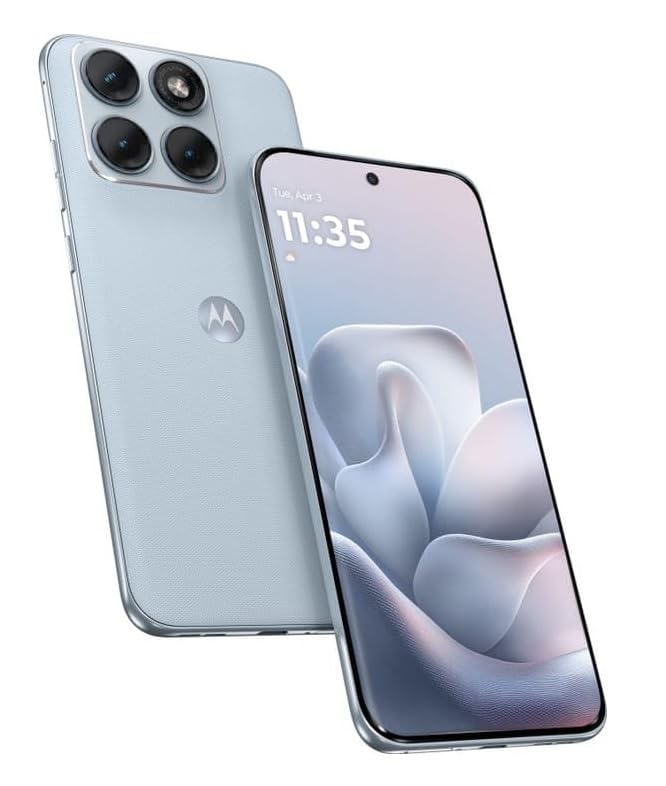 Image of Motorola Edge 70 Fusion 5G (Pantone Country Air, 8GB RAM, 128GB Storage) | AI Features | 6.78-inch 144Hz AMOLED | Snapdragon 7s Gen 4 | 50MP + 13MP Camera | 32MP Selfie | 7000mAh | 68W TurboPower