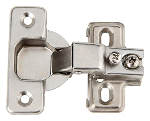 Silverline Face Frame Concealed Euro 105Deg Regular Closing Compact Cabinet Hinges, 6 Pack #TOP4