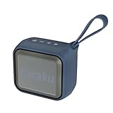 Earaku (イアラク) Bluetooth スピーカー 12W 防水スピーカー ブルートゥース ワイヤレススピーカー 小型 IPX7防水 Bluetooth 5.3 Type-C充電 風呂 TWS 二台接続 約20時間再生可能 モバイルスピーカー コンパクト (ブルー)