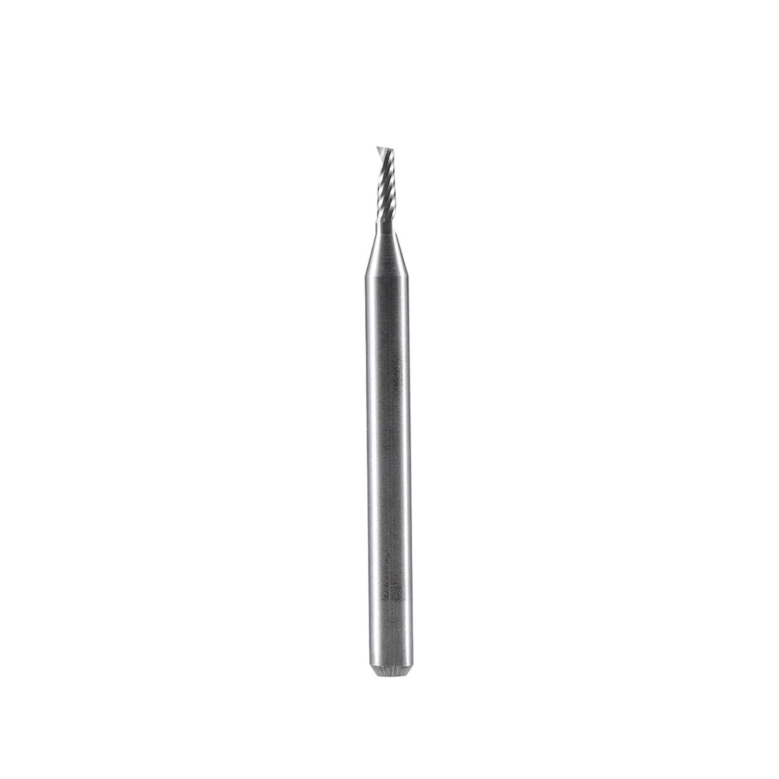 Schaftfräser CNC-Vollhartmetall-Gravurbohrer-Fräser-Set, 3,175 mm, 4 mm, 5 mm, 6 mm Schaftfräser for Gravieren(Single flute-2-9pcs)