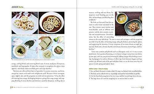 Authentic Korean Food with Edible Wild Herbs: Health dishes made with 100 wild herbs