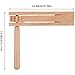 Wooden Ratchet Noise Maker Traditional Handheld Percussion Instrument Birch Wood Construction Durable Rattle Design for Sports Events Celebrations Crowd Engagement and Rhythm Sound Use