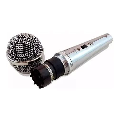 Microfone MXT M-1138 Prata Metal com Fio 3 Metros 541020