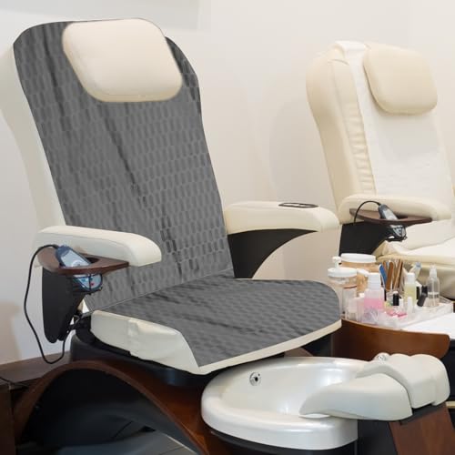 Funda para chaise longue protector lavable secado rápido para sofá gris 6