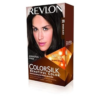 Revlon Colorsilk Beautiful Hair Color (Brown Black No-20) ?59 g