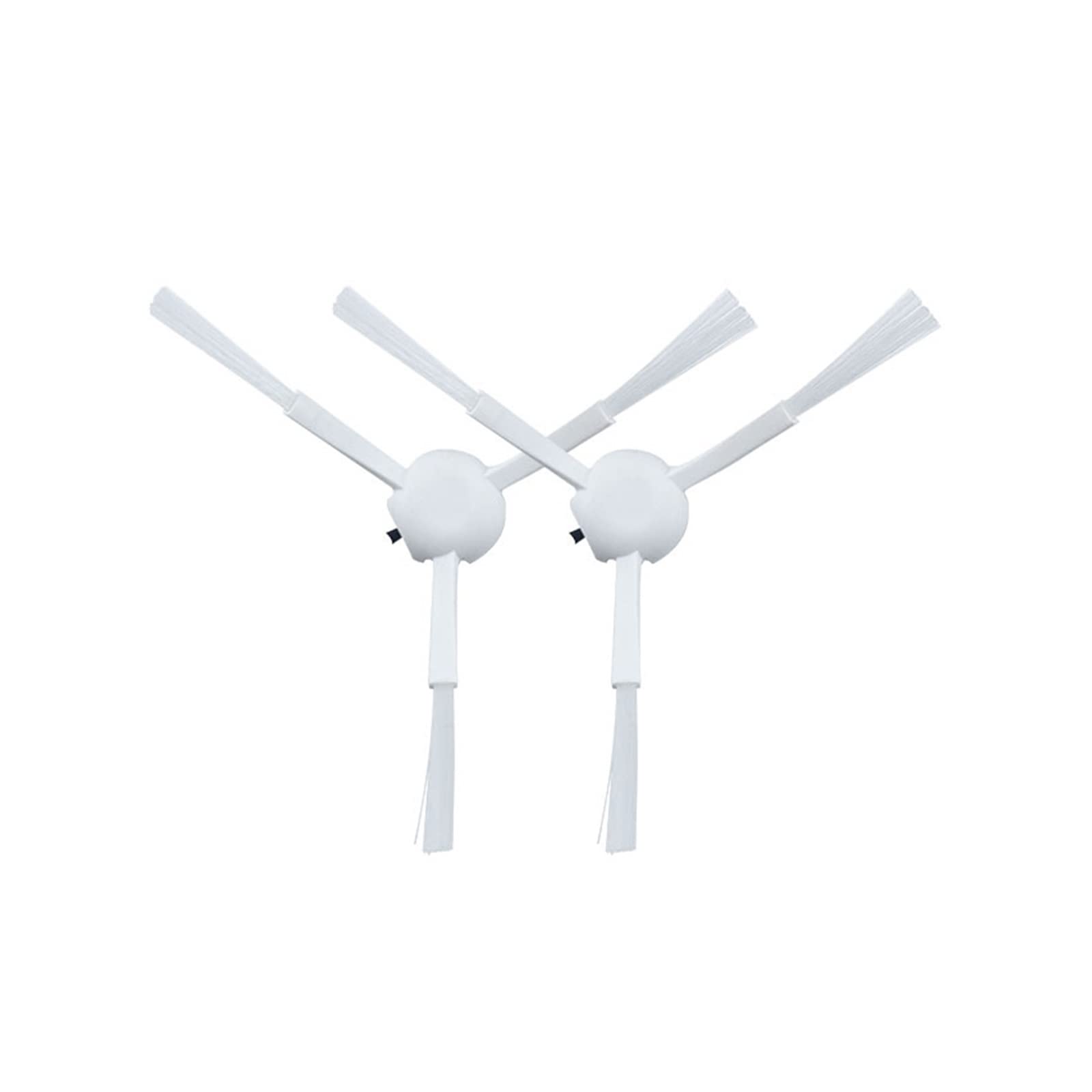 ASUIU 3-Arm Nylon Side Brush,Compatible For Xiaomi,Robot Vacuum-Mop,1C 2C 1T STYTJ01ZHM,Compatible For Dreame,F9 D9 Accessories Parts(White 2pcs)