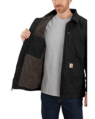 Carhartt Men's 104293 Washed Duck Coat - Sherpa Lined4
