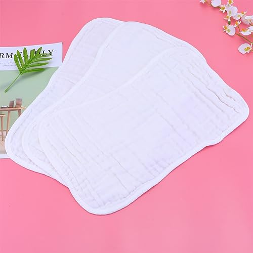 ERINGOGO 3Pcs Burp Cloths Soft Milk Spitting Pads for Boy Girl Shoulder Cushion Quick Absorbent Gauze Towels for Keeping Clothes Clean for Newborns2