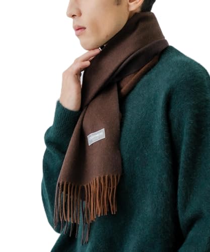 [アーバンリサーチ] マフラー バイカラーカシミヤマフラー メンズ URA7-1DE003 BRN×L.BRN Free