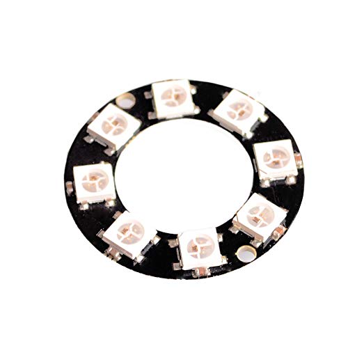 5pcs/lot 8 Bits 8 X WS2812 5050 RGB LED Ring Lamp Light with Integrated Drivers