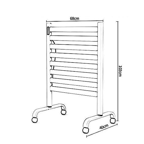 Toallero eléctrico de aluminio con rodillo extraíble y termostato 7