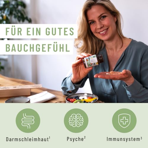 NATURTREU® Florazauber Kulturen Komplex magensaftresistent & vegan - 23 Bakterienstämme ohne Inulin - Komplex u.a. mit Lactobacillus & Bifidobakterien, 60 Kapseln