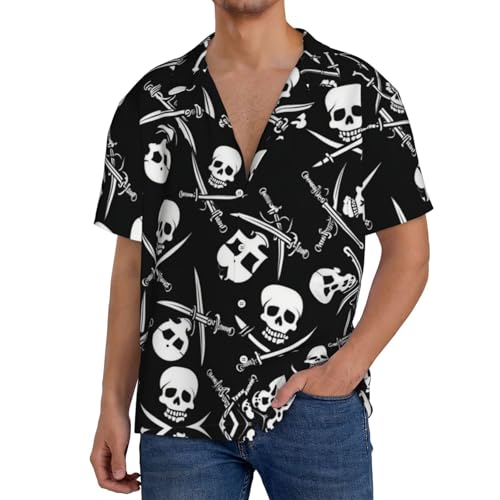 Men's Hawaiian Floral Polyester Linen Button Down Tropical Holiday Beach Shirts3