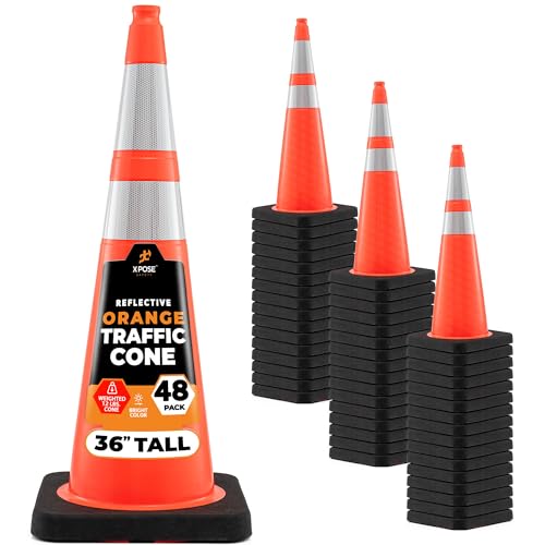 Image of Xpose Safety 36 Inch Orange Traffic Cones