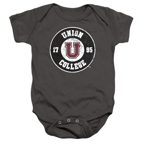 LOGOVISION Union College Distressed Primary Logo INFANT SNAPSUIT