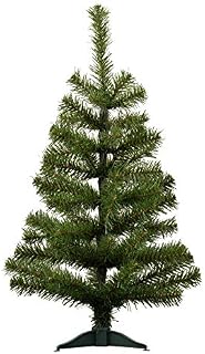2ft (60cm) Artificial Christmas Tree - Green Pine Indoor Xmas Tree with Stand - Desktop and Tabletop- by Harbour Housewares