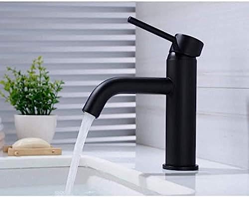 Robinet de cuisine en laiton massif au design noir mat haut de gamme