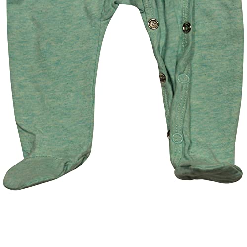 Image of Organic Cotton Baby Sleep Suit, Bodysuits /Onesies /Rompers for Baby Boys, Long Sleeve Baby Sleepsuit, Pure Cotton Baby Romper (0-1 Month, Solid)