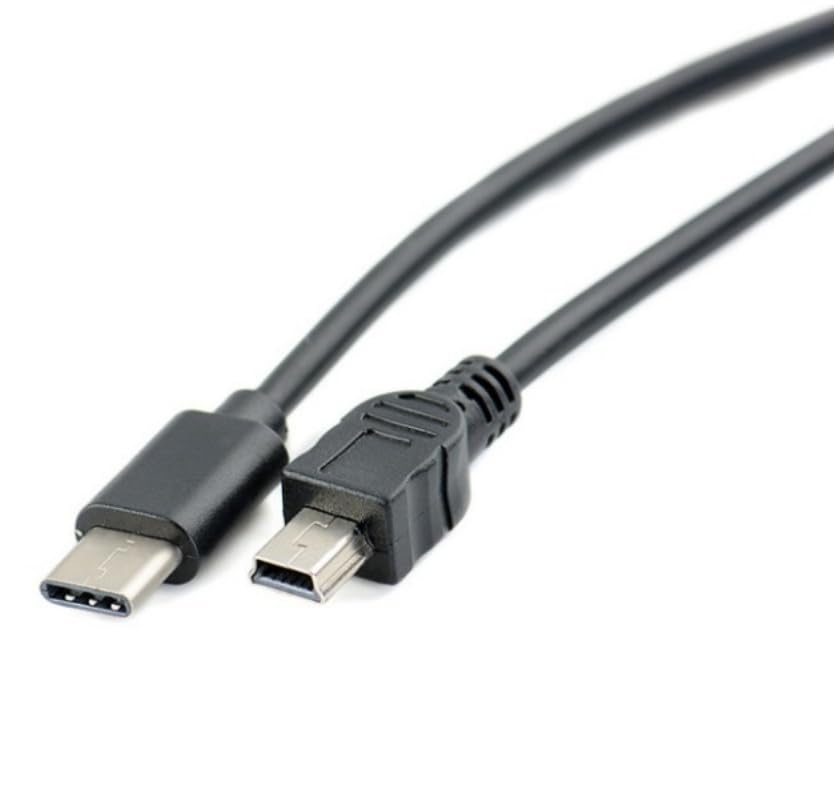Compatibilità: questo cavo è compatibile con una vasta gamma di dispositivi, tra cui MacBook Pro/Air, Chromebook Pixel, Dell XPS 13 e altri PC con porte USB-C. Supporta anche dispositivi come fotocamere Canon PowerShot, microfoni Zoom, dash cam e altri gadget con porte Mini USB.