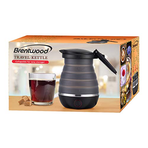 Brentwood KT1508BK Appliances Kt-1508Bk .85-Quart Dual-Voltage Collapsible-Travel Kettle thumb #6