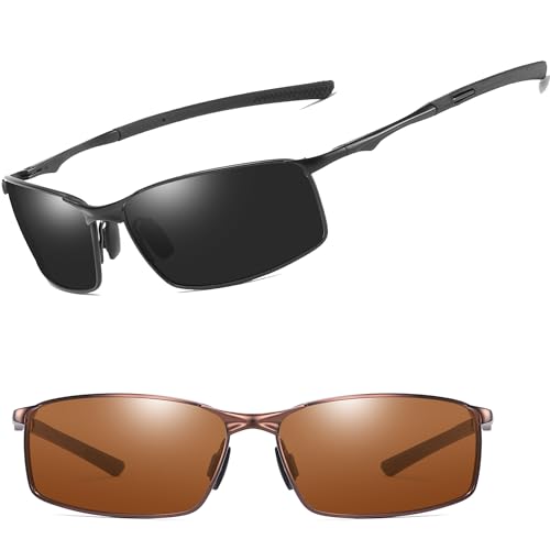 Lunettes de soleil polarisées pour homme idéales pour le sport en plein air