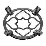 鋳鉄中華鍋アダプター減速機ストーブトップスタンド中華鍋用小さな調理パンコーヒーパンホルダーラックハート型