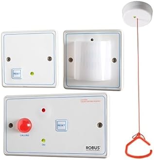 Robus Disabled Persons Toilet Alarm Kit (White)