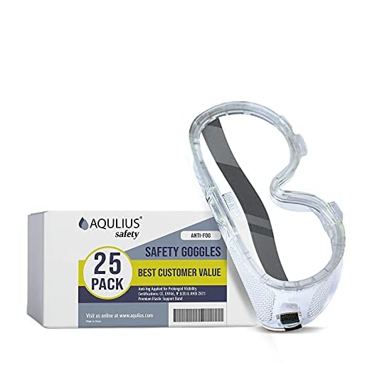Aqulius Anti-Fog Safety Goggles Pack of 25