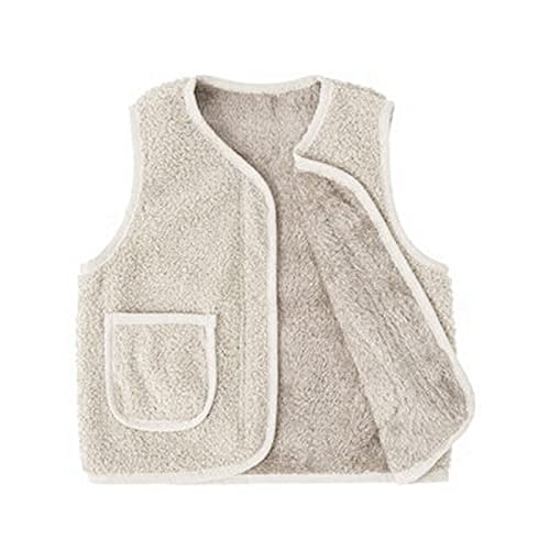 Winter Coats For Toddler Girls Toddler Kids Boys Girls Fuzzy Fall Winter Warm Outerwear Cotton Vest (A-B, 9-10 Years)2