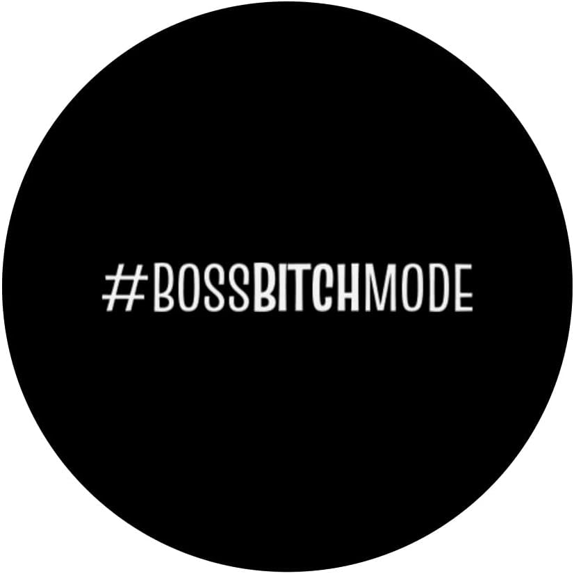 #Bossbitchmode Strict Boss PopSockets Swappable PopGrip, Black - Image 4
