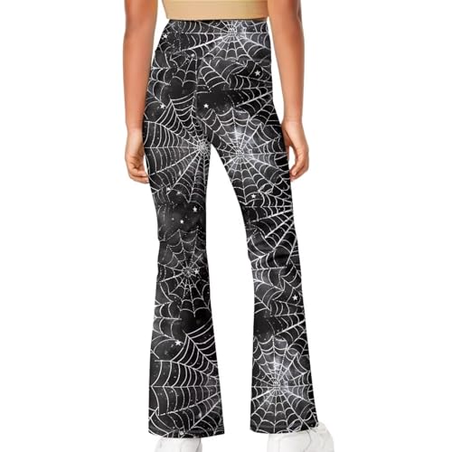 ZFRXIGN Girls Flare Leggings Size 5-14 Halloween Sweatpants for Yoga, Jazz, Pilates, Gymnastics, Dance4