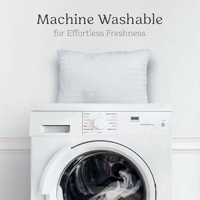 Toddler Pillow and Pillowcase 13x18 inches, Organic Cotton - Perfect for Toddlers 2-5 Years - Ideal for Toddler Travel Bed, Toddler Bedding Set, Kids Travel Pillow and Machine Washable