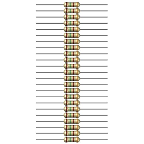 Image of 150 Ohm Resistor 1 /4W 5% Tolerance, Pack of 100 (150 Ohm)