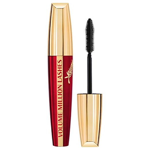 L'Oréal Paris - Mascara Volume Million Lashes, colección limitada Festival de Cannes, efecto pestañas multiplicadas, enriquecida con aceites preciosos, color negro, 40,8 g, 1 unidad