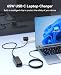 65W USB C Laptop Charger for Lenovo Thinkpad X1 Carbon T470 T480 T490 T590 E580 E590 E595 Yoga IdeaPad Chromebook Power Adapter Cord 20V 3.25A