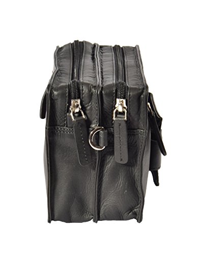 Pochette d'embrayage homme en cuir véritable A33 pour protéger mobile et argent