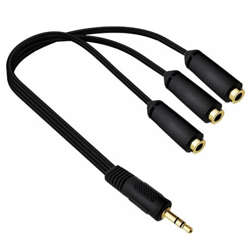 Seadream Cable Divisor de Auriculares 3.5mm 2 Piezas 0.3m miniatura 4
